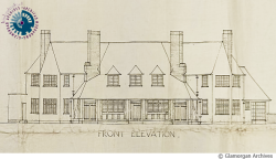 Drawing of the Birchgrove pub, Cardiff
