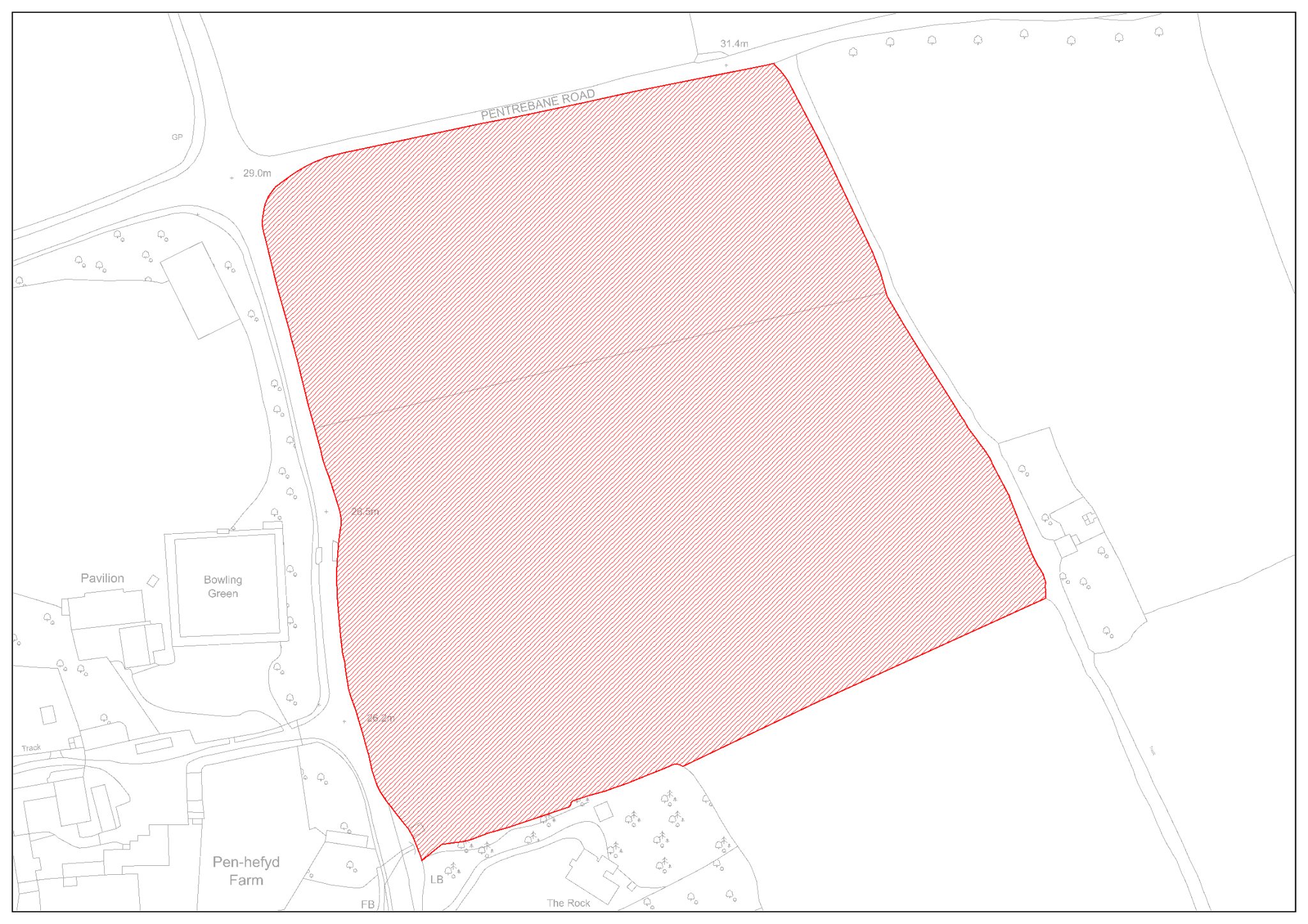 Land east of Croft y Genau Road and south of Pentrebane Road Cardiff