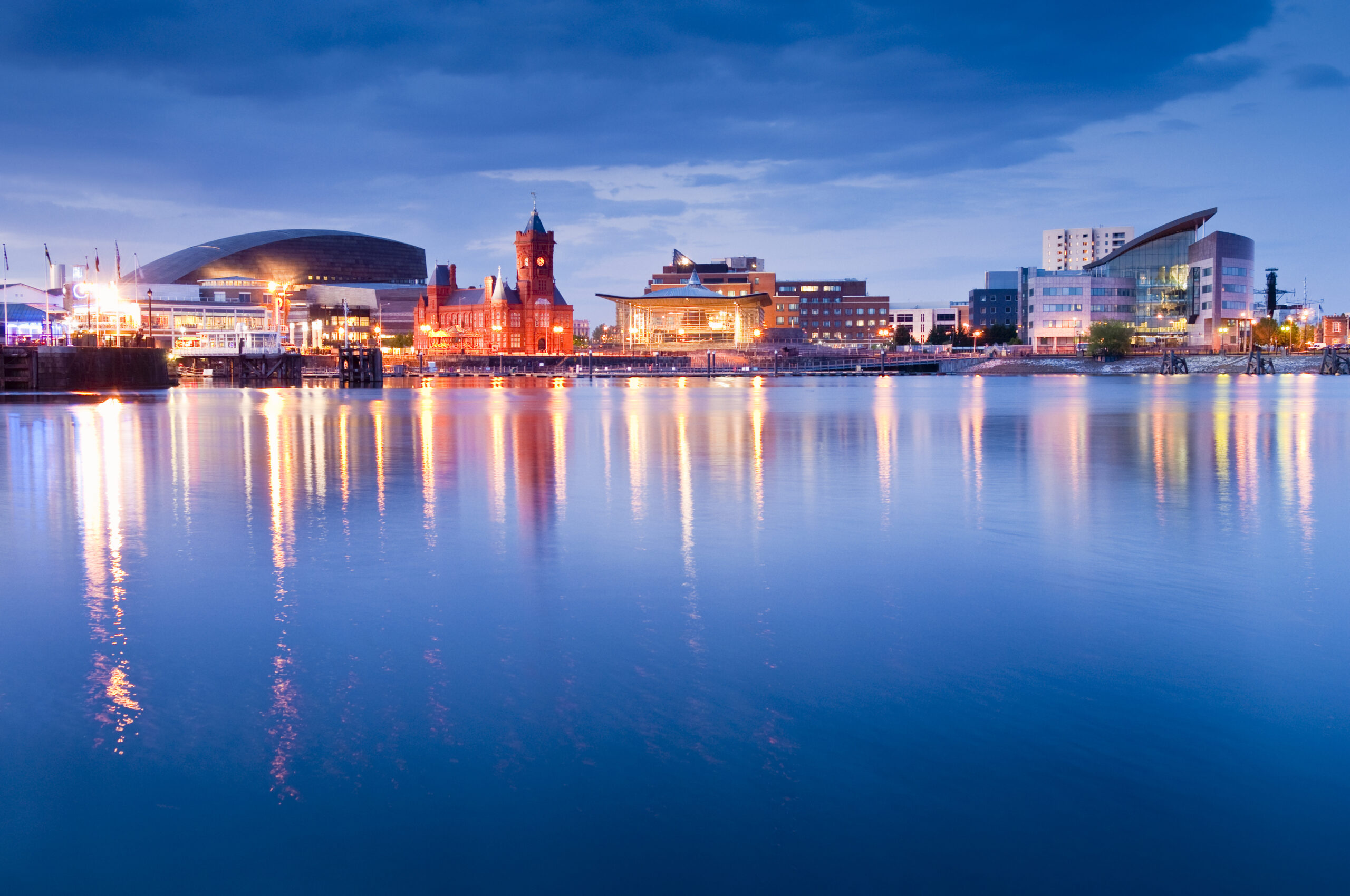 Cardiff Bay Cityscape